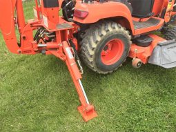 
										2017 KUBOTA BX25D Loader, Backhoe and Mower full									