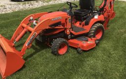 
										2017 KUBOTA BX25D Loader, Backhoe and Mower full									